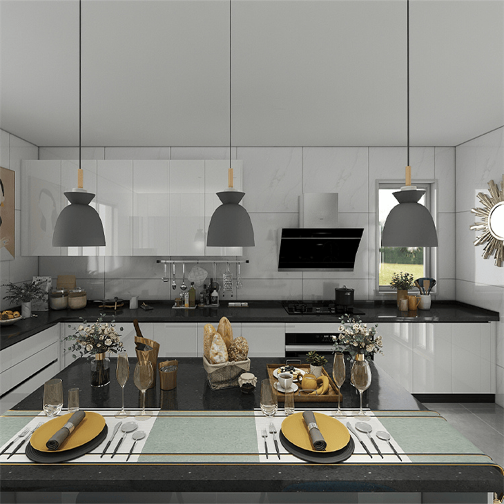 White High Gloss Kitchen Wall Units high quality