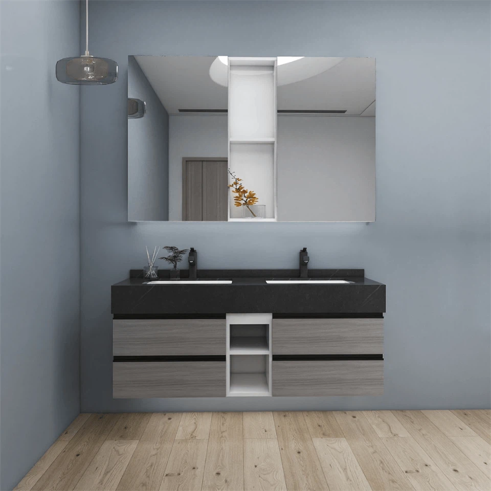 Grey Floating Bathroom Vanity